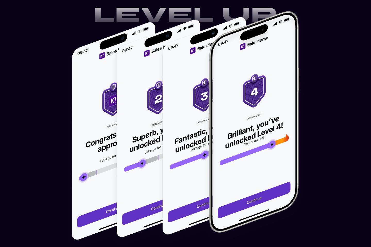 Club Levels — mission approved confirmation
