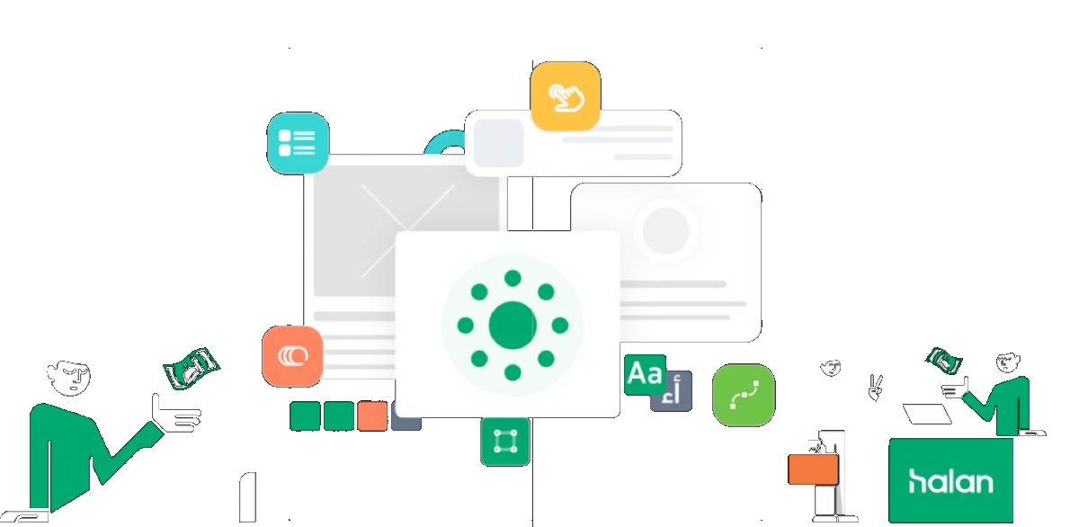 Halan design system — components and brand foundations